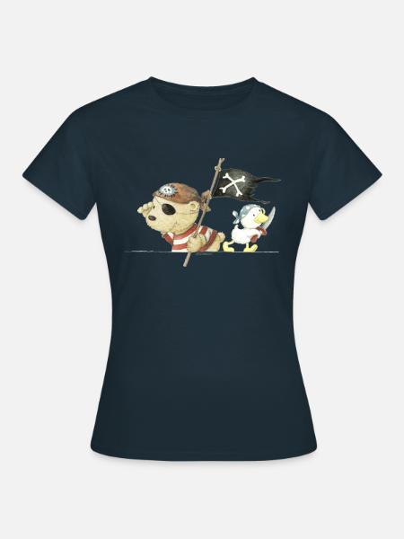 PP_Pirat_05 - Frauen T-Shirt - Navy