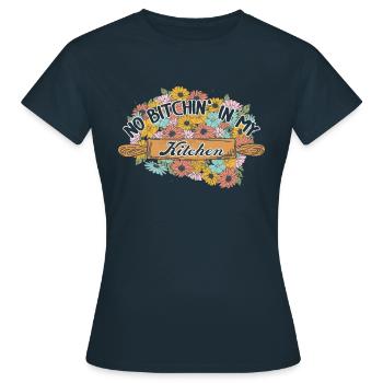 Boulangerie Baker Boulangerie Boulangerie Gâteau de confiserie - T-shirt Femme - marine - Devant - AI Model Female 172 dark (172cm)