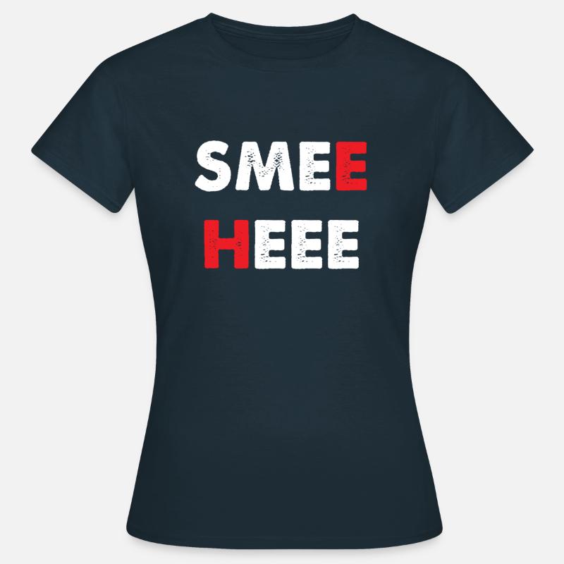 Smee Heee White - Inspired by Red Dwarf - Women's T-Shirt - navy