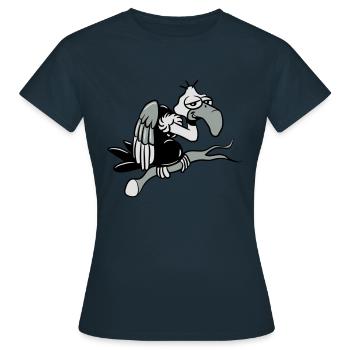 Be the first - Women's T-Shirt - navy - Front - AI Model Female 172 dark (172cm)