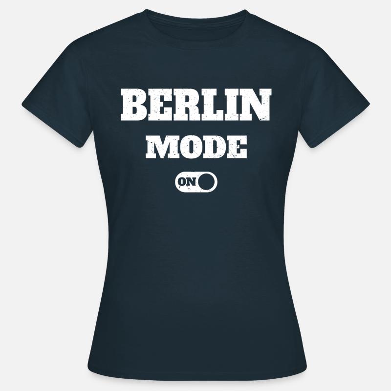 Berlin mode enabled - Women's T-Shirt - navy