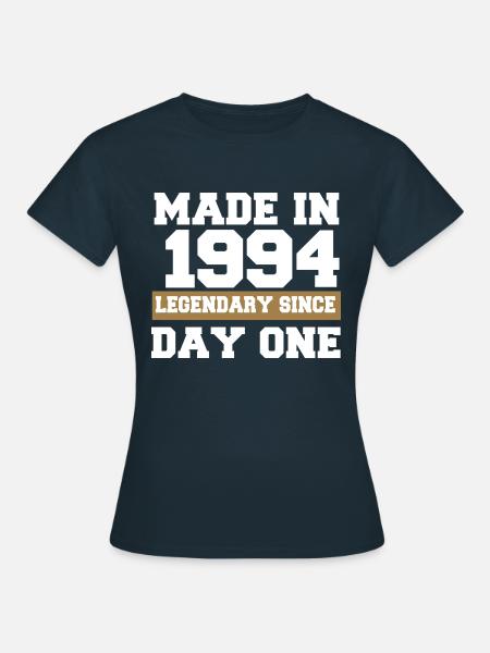 Hergestellt 1994, - Frauen T-Shirt - Navy