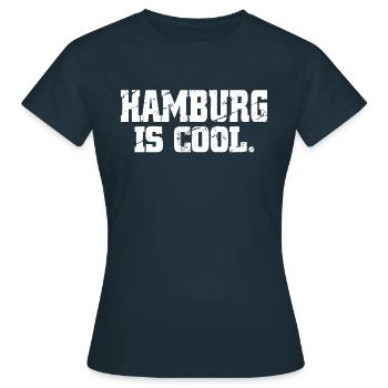Hambourg - T-shirt Femme - marine - Devant - AI Model Female 172 dark (172cm)