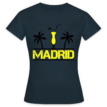 Madrid - Women's T-Shirt - navy - Front - AI Model Female 172 dark (172cm)