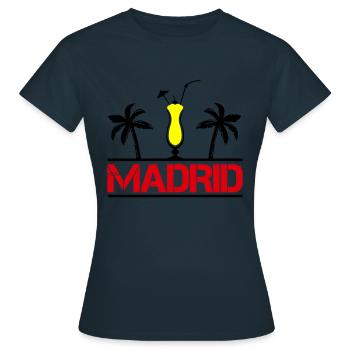 Madrid - Women's T-Shirt - navy - Front - AI Model Female 172 dark (172cm)