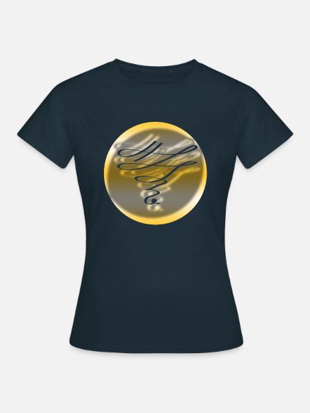 goldenes ornament - Frauen T-Shirt - Navy