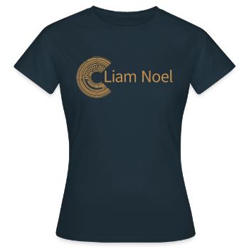 Für Liam Noel - Frauen T-Shirt - Navy - Vorne - AI Model Female 172 dark (172cm)