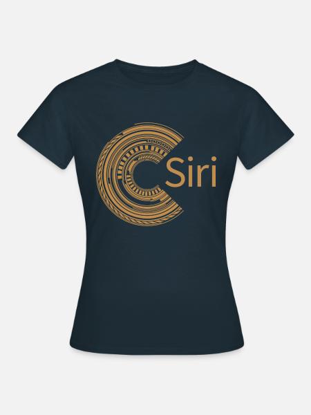 Für Siri - Frauen T-Shirt - Navy
