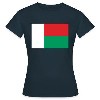 Madagaskar - Frauen T-Shirt - Navy - Vorne - AI Model Female 172 dark (172cm)