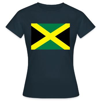 Jamaica - Women's T-Shirt - navy - Front - AI Model Female 172 dark (172cm)