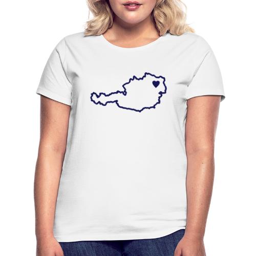 Ein Herz für Österreich - Frauen T-Shirt