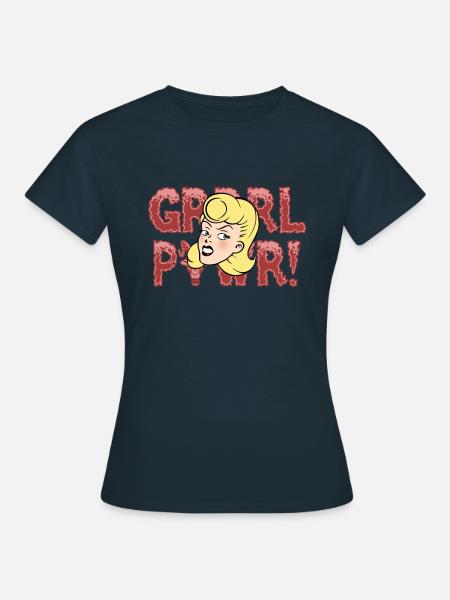 GRRRL PWR - Frauen T-Shirt - Navy