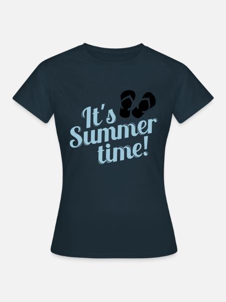 Summertime - Frauen T-Shirt - Navy