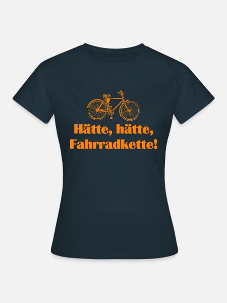 Fahrradkette - Frauen T-Shirt - Navy