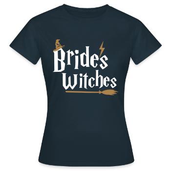 T Shirt JGA andere - Frauen T-Shirt - Navy - Vorne - AI Model Female 172 dark (172cm)