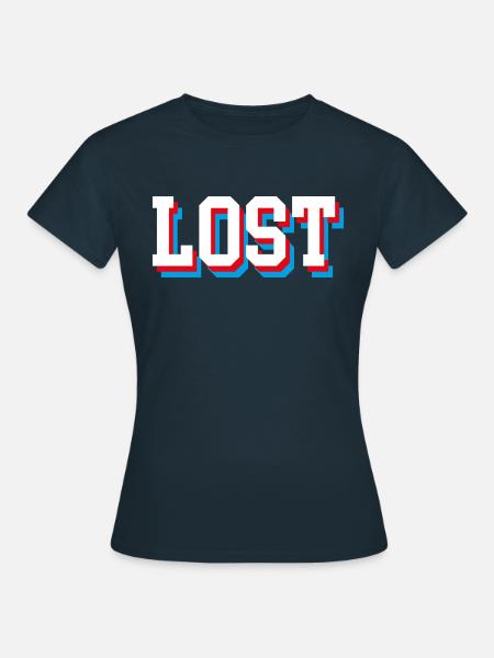 Lost - Frauen T-Shirt - Navy