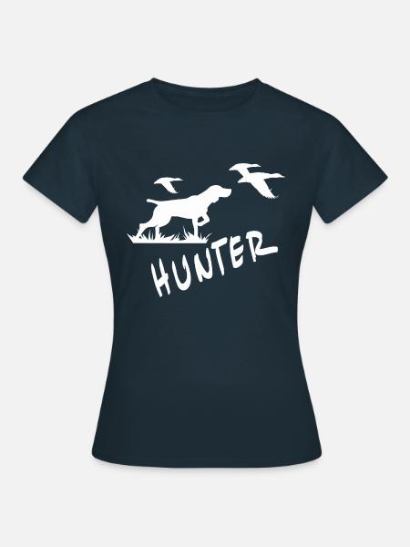 Hunter Jäger Waidmann - Frauen T-Shirt - Navy