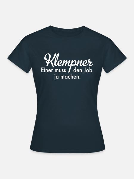 KLEMPNER - Frauen T-Shirt - Navy