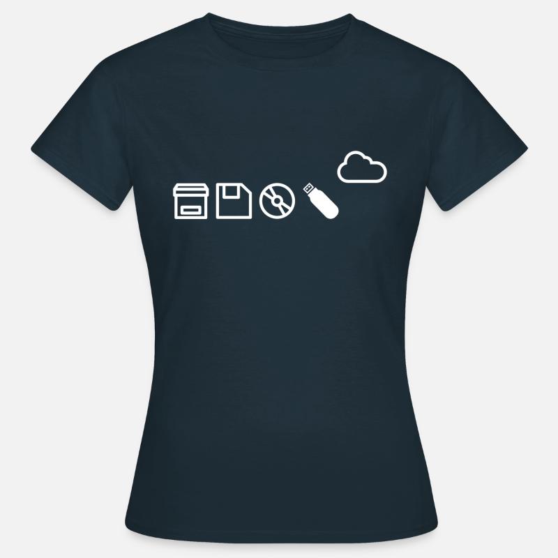 il évolution - T-shirt Femme - marine