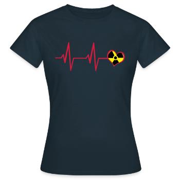 Cardio RX - Frauen T-Shirt - Navy - Vorne - AI Model Female 172 dark (172cm)