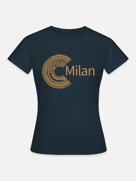 Für Milan - Frauen T-Shirt - Navy