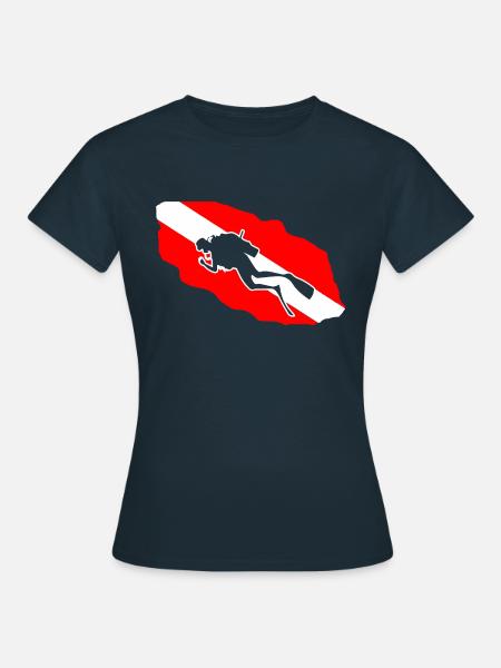 Tauchpavillon - Frauen T-Shirt - Navy