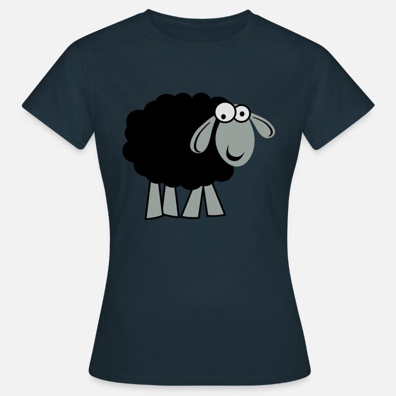 sheep - Women's T-Shirt - navy