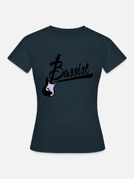 bassist - T-shirt Femme - marine
