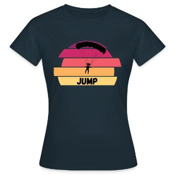 Skydive JUMP - T-shirt Femme - marine - Devant - AI Model Female 172 dark (172cm)