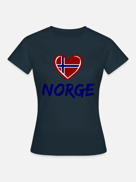 norge - Frauen T-Shirt - Navy