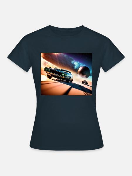 Mad and Furious #3 - Women's T-Shirt - navy