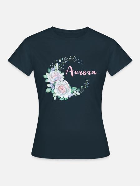 Für Aurora - Frauen T-Shirt - Navy