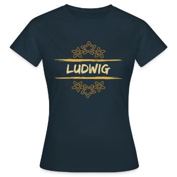 Ludwig Ludwig - T-shirt Femme - marine - Devant - AI Model Female 172 dark (172cm)