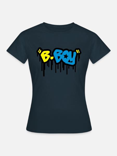 b_boy_t3 - Frauen T-Shirt - Navy