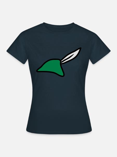 Robin Hood Hat - Frauen T-Shirt - Navy