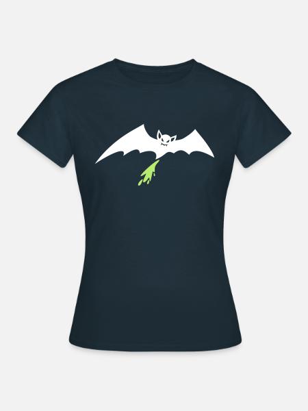 Fledermaus - Frauen T-Shirt - Navy
