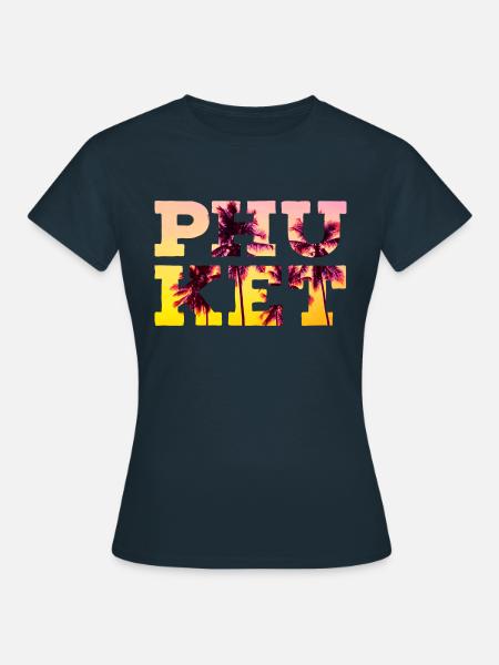 Phuket - Frauen T-Shirt - Navy