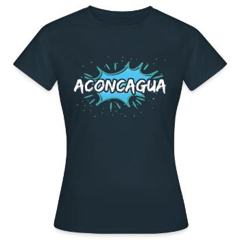 Gift idea gift Aconcagua - Women's T-Shirt - navy - Front - AI Model Female 172 dark (172cm)