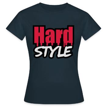 Hard Style - Women's T-Shirt - navy - Front - AI Model Female 172 dark (172cm)