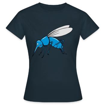 moustiques moustiques - T-shirt Femme - marine - Devant - AI Model Female 172 dark (172cm)
