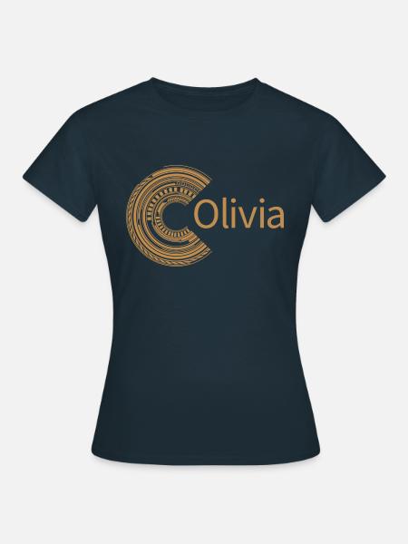 Für Olivia - Frauen T-Shirt - Navy