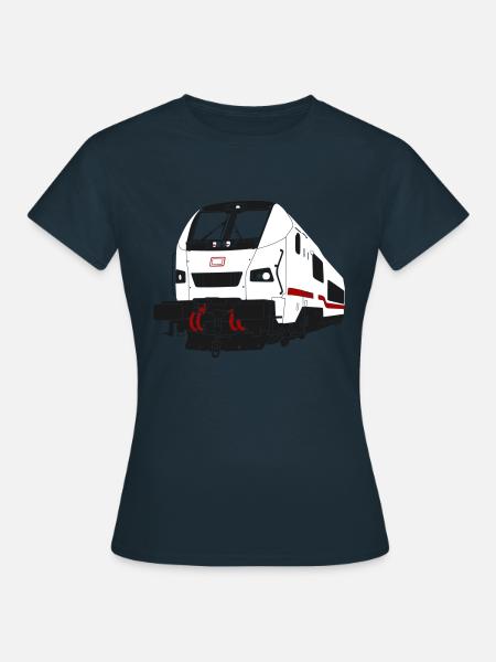 IC-Schnellzug - Frauen T-Shirt - Navy