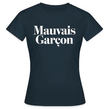 Mauvais garçon - T-shirt Femme - marine - Devant - AI Model Female 172 dark (172cm)