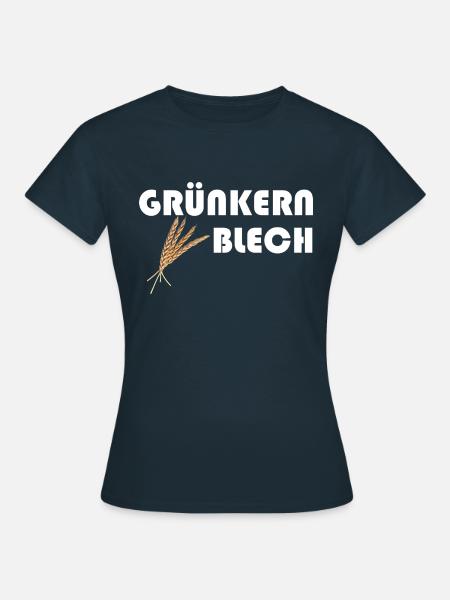 Grünkernblech Musikkapelle - Frauen T-Shirt - Navy