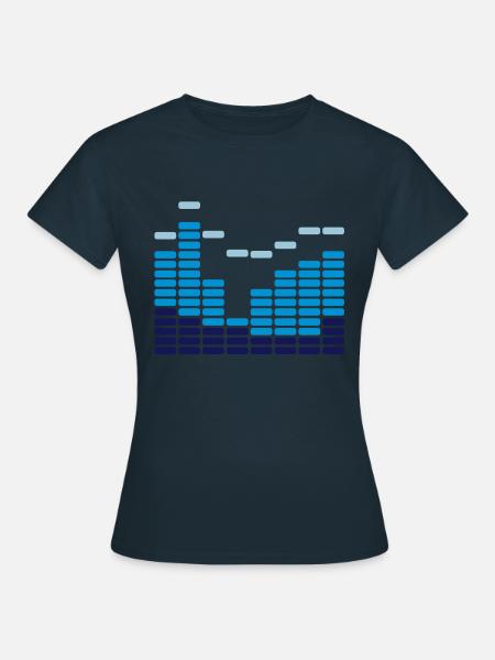 Equalizer blue - Frauen T-Shirt - Navy