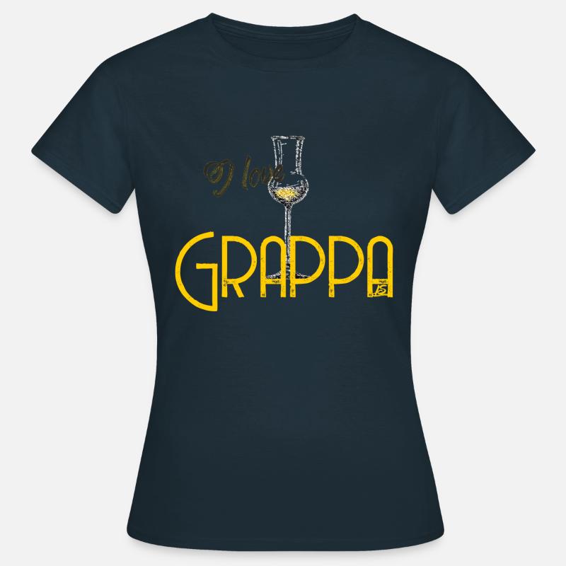 I love Grappa - Women's T-Shirt - navy