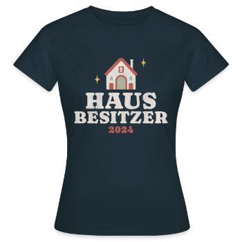 Hausbesitzer 2024 - Frauen T-Shirt - Navy - Vorne - AI Model Female 172 dark (172cm)