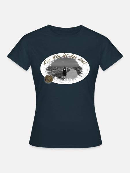 Jakobsweg - Frauen T-Shirt - Navy