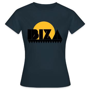 ibiza - T-shirt Femme - marine - Devant - AI Model Female 172 dark (172cm)