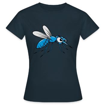 Mücke witty - Women's T-Shirt - navy - Front - AI Model Female 172 dark (172cm)